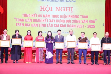 Lào Cai: “Toàn dân đoàn kết xây dựng đời sống văn hóa” - nền tảng cho phát triển bền vững