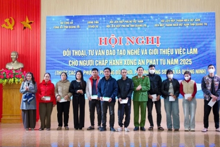 Hỗ trợ đào tạo nghề, kết nối việc làm cho người hoàn lương tại Quảng Trị