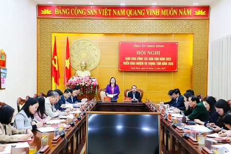 Ninh Bình tăng cường công tác dân vận, góp phần thực hiện thắng lợi nhiệm vụ chính trị