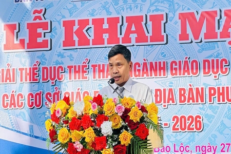 Lâm Đồng: Phường 2 Bảo Lộc khai mạc giải thể dục – thể thao ngành giáo dục lần thứ I trên địa bàn phường năm học 2025-2026