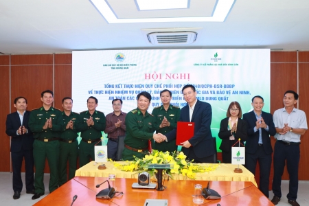 BSR ký kết quy chế phối hợp với Bộ đội Biên phòng Quảng Ngãi: Tăng cường bảo vệ an ninh, an toàn Nhà máy Lọc dầu Dung Quất