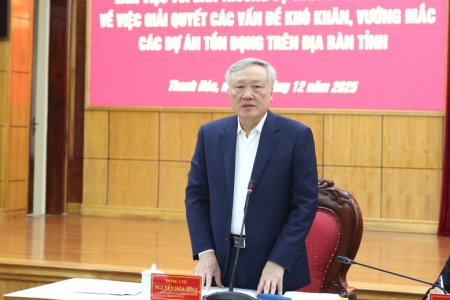 Thanh Hóa cần coi việc tháo gỡ khó khăn, vướng mắc cho các dự án là nhiệm vụ chính trị đặc biệt cấp bách