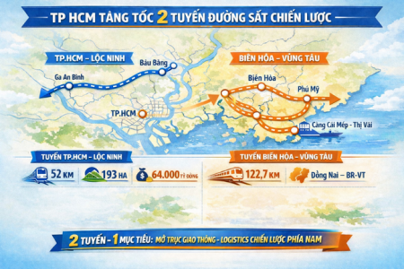 TPHCM: Đẩy nhanh quy hoạch hai tuyến đường sắt trọng điểm