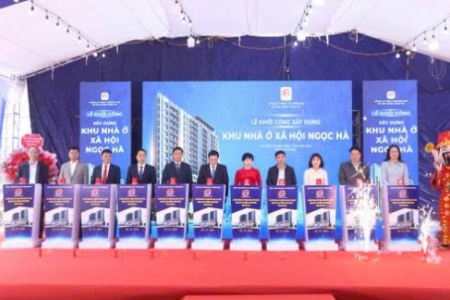 Phú Thọ chính thức khởi công dự án nhà ở xã hội Ngọc Hà