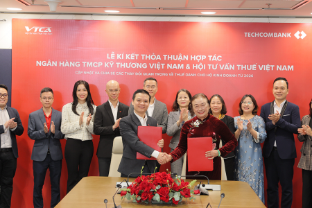 Techcombank hợp tác với Hội Tư vấn Thuế Việt Nam hỗ trợ kinh doanh chuyển đổi thuế và phát triển bền vững