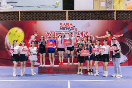 Sôi động giải SABA NEWS Vietnam Pickleball Open