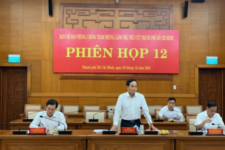 TP. HCM kiện toàn nhân sự Ban Chỉ đạo phòng, chống tham nhũng, lãng phí, tiêu cực