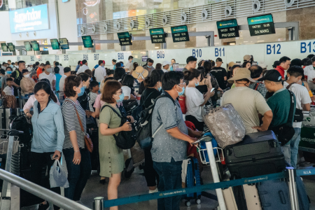 Lượng khách quốc tế qua sân bay Nội Bài dự kiến tăng cao trong dịp Tết Dương lịch 2026