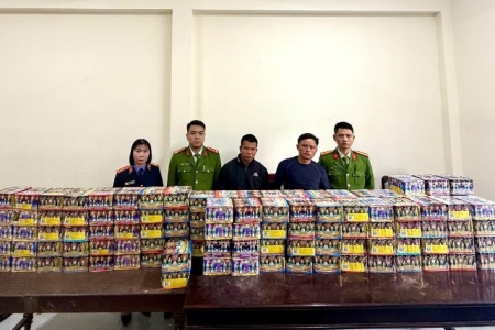 Nghệ An: Triệt phá đường dây buôn bán pháo nổ trái phép, thu giữ hơn 2 tạ pháo