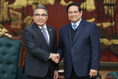 Thủ tướng Phạm Minh Chính tiếp Đại sứ Philippines