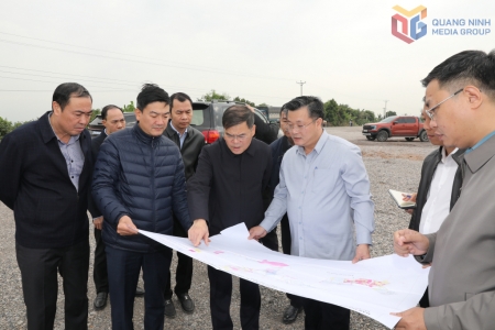 Chủ tịch UBND tỉnh Quảng Ninh kiểm tra tiến độ triển khai một số dự án