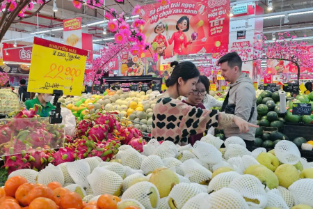 Hà Nội: Siêu thị đồng loạt giảm giá, khuyến mại dịp đầu năm mới