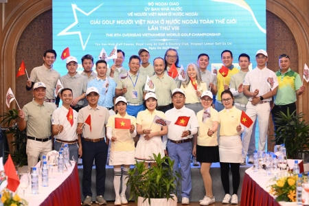 Giải Golf kiều bào toàn thế giới kết nối kiều bào với quê hương