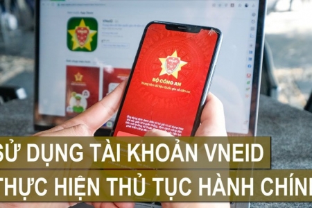 Người dân có thể thực hiện thủ tục hành chính trực tuyến qua VNeID