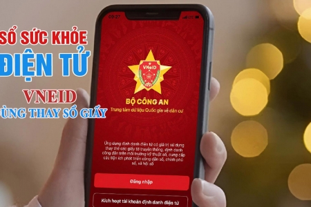 Sổ sức khỏe điện tử VNeID được dùng thay sổ giấy trong thủ tục hành chính