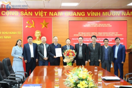 Quảng Ninh trao giấy chứng nhận đầu tư cho dự án nhà máy sản xuất vật tư y tế Winner Medical Việt Nam