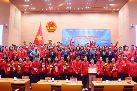 Hà Nội tuyên dương huấn luyện viên, vận động viên đạt thành tích xuất sắc tại SEA Games 33