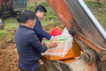 Nghệ An: Tiêu hủy 160 kg nội tạng lợn nhập lậu trong đợt cao điểm chống buôn lậu