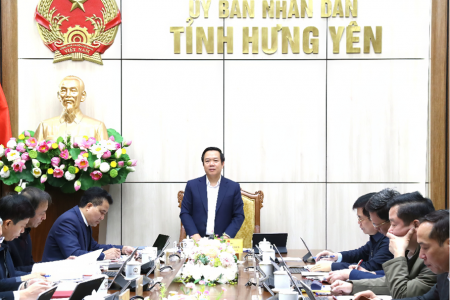 Tỉnh Hưng Yên đặt mục tiêu tăng trưởng GRDP trên 10,5% năm 2026