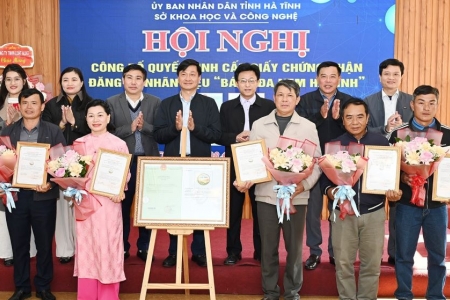 Công bố Nhãn hiệu chứng nhận “Bánh đa nem Hà Tĩnh”