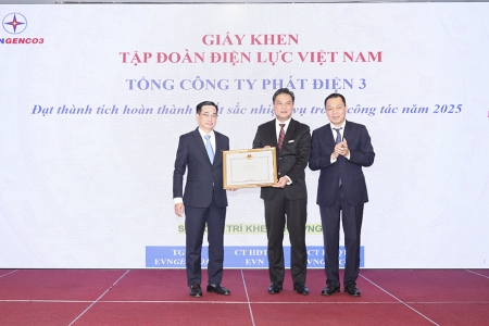 EVNGENCO3: Phấn đấu bứt phá trong năm 2026