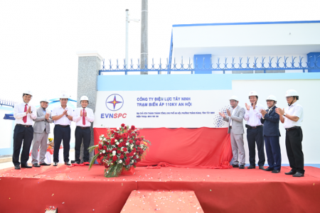 EVNSPC: Khánh thành công trình điện trọng điểm, đảm bảo cấp điện cho phụ tải công nghiệp tỉnh Tây Ninh