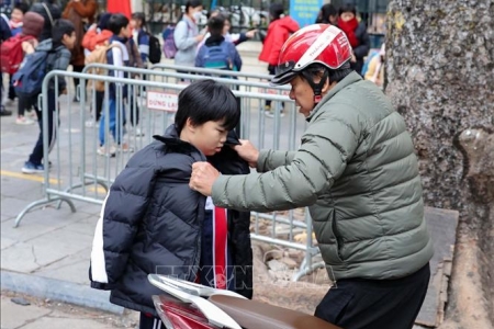 Hà Nội chủ động ứng phó rét đậm, rét hại, bảo đảm sức khỏe cho học sinh