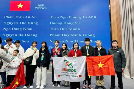 Học sinh Bắc Ninh giành Huy chương Vàng Cuộc thi Robotics Quốc tế