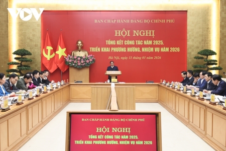 Thủ tướng chủ trì Hội nghị tổng kết Ban Chấp hành Đảng bộ Chính phủ