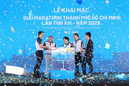 Giải Marathon TP. HCM 2026 thu hút gần 11.000 vận động viên