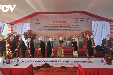 Khởi công dự án Khu công nghiệp và Logistics EHA Hải Phòng trị giá 900 tỷ đồng