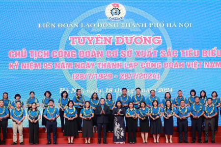 Hà Nội xét tuyên dương Chủ tịch Công đoàn cơ sở xuất sắc, hạn nhận hồ sơ trước 30/1/2026