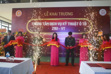 Khai trương TTDV kỹ thuật ô tô Z151 - Vĩnh Tín: Kết hợp hiệu quả quốc phòng với kinh tế