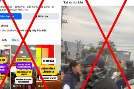 Công an Hà Nội cảnh báo chiêu lợi dụng việc xây cầu vượt sông Hồng để xuyên tạc