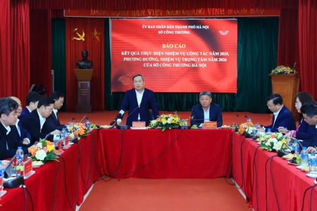 Hà Nội yêu cầu ngành Công Thương đổi mới tư duy, tạo đột phá để đạt tăng trưởng 11% năm 2026