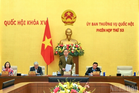 Phiên họp thứ 53 của Ủy ban Thường vụ Quốc hội