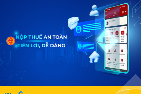 PVcomBank tiên phong mở rộng thanh toán nghĩa vụ tài chính đất đai trực tuyến trên ứng dụng eTax Mobile