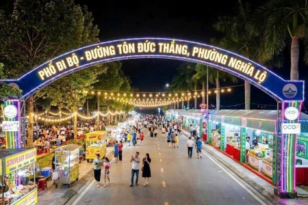 Quảng Ngãi: Thí điểm Phố đi bộ Văn hóa - Du lịch - Ẩm thực tại phường Nghĩa Lộ, tạo sức hút du lịch đêm