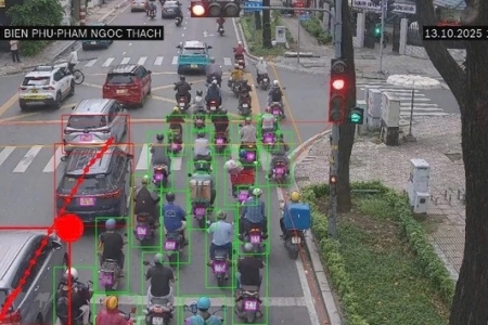 Hà Nội: Sau 1 tháng kích hoạt camera AI, hơn 6.300 trường hợp bị phạt nguội