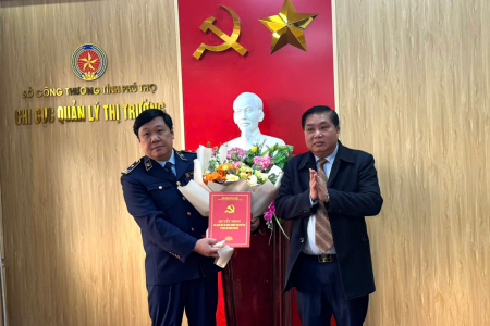 Bổ nhiệm ông Nguyễn Đức Trung giữ chức Chi cục trưởng Chi cục Quản lý thị trường Phú Thọ