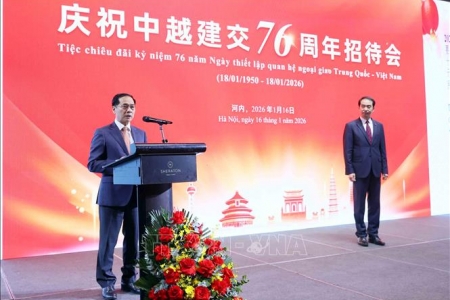 Chiêu đãi kỷ niệm 76 năm Ngày thiết lập quan hệ ngoại giao Việt Nam – Trung Quốc