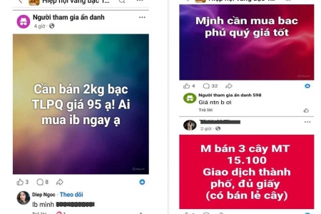 Cảnh báo thủ đoạn lừa đảo mua bán vàng, bạc giá giá rẻ trên mạng xã hội