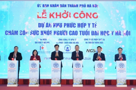 Khởi công Dự án khu phức hợp y tế - Chăm sóc sức khỏe người cao tuổi Đại học Y Hà Nội