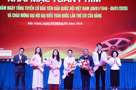 Bắc Ninh: Khai mạc Tuần phim chào mừng Đại hội XIV của Đảng