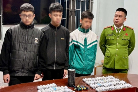 Nghệ An: Công an xã Bạch Ngọc liên tiếp phát hiện, xử lý các vụ việc liên quan đến pháo nổ