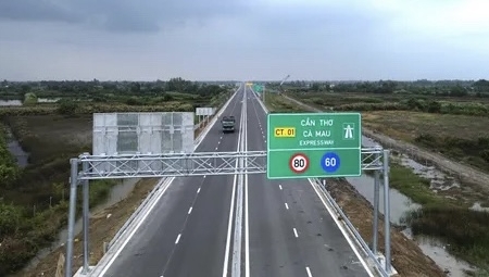 Cao tốc Hậu Giang - Cà Mau chính thức đưa vào khai thác trưa ngày 19/1