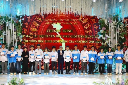 Hưng Yên có 125 học sinh đoạt giải tại Kỳ thi chọn học sinh giỏi quốc gia