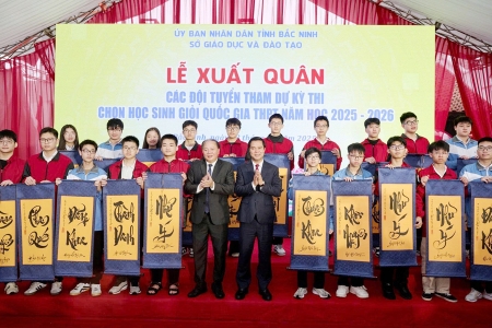 Bắc Ninh đoạt 174 giải trong kỳ thi học sinh giỏi quốc gia, xếp thứ 6 toàn quốc