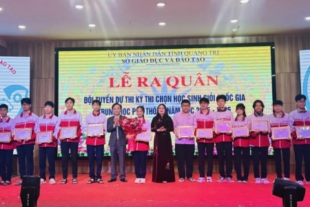 Quảng Trị có 114 học sinh đoạt giải tại Kỳ thi chọn học sinh giỏi quốc gia