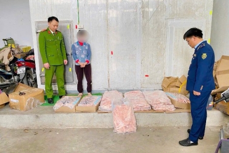 Nghệ An: Phát hiện, thu giữ hơn 700kg thực phẩm không rõ nguồn gốc